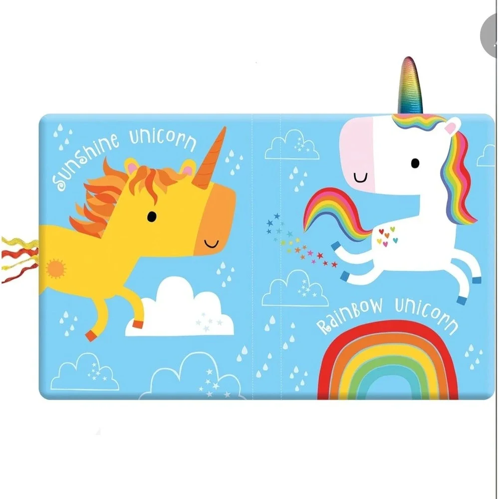 Sensory Snuggables Unicorn‎ Fun by Robinson Alexandra Soft Baby Book Activity